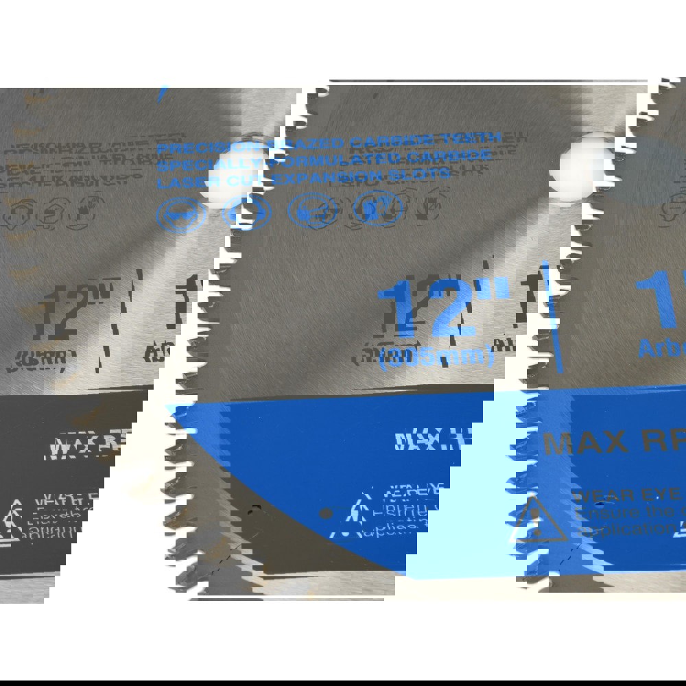 Wet & Dry Cut Saw Blade: 12